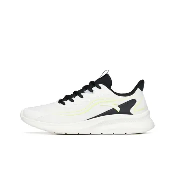 Anta Running Collection Cushioning Abrasion Resistant And Resilient Properties Low Top Running Shoes Men's White Green