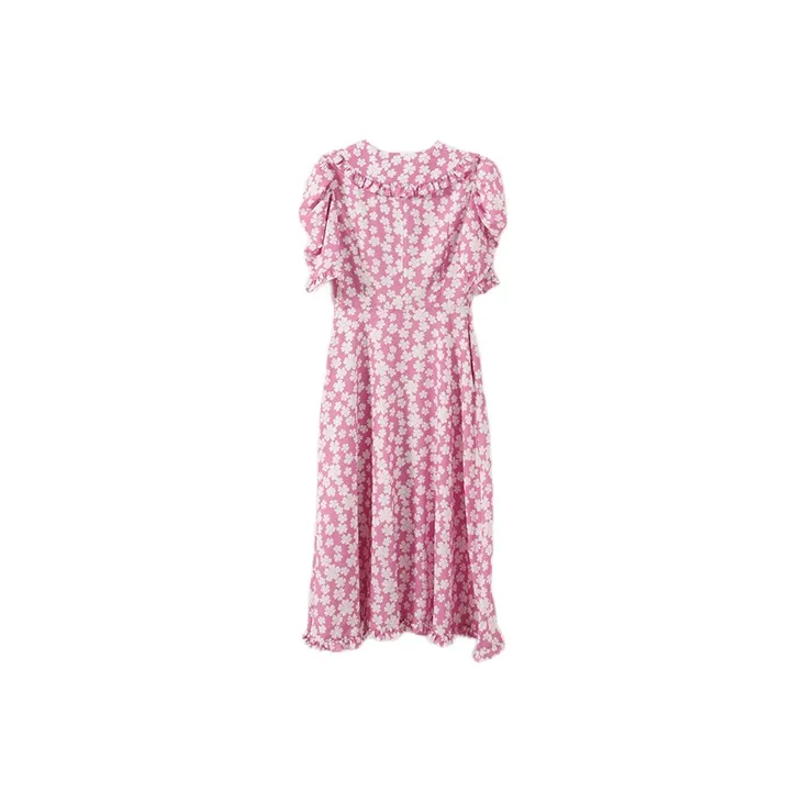YUMOMO STAR A Line Skirt Dress Peachy Pink-1