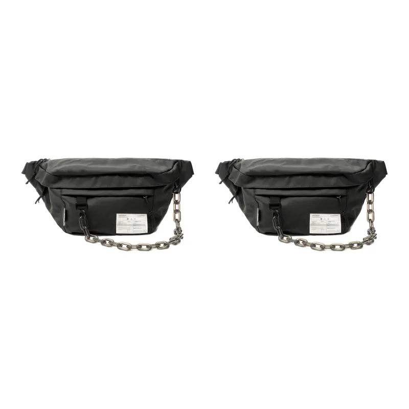 KILLWINNER Polyester Fanny Pack Shoulder Bag Crossbody Bag Medium Size Unisex Black-10
