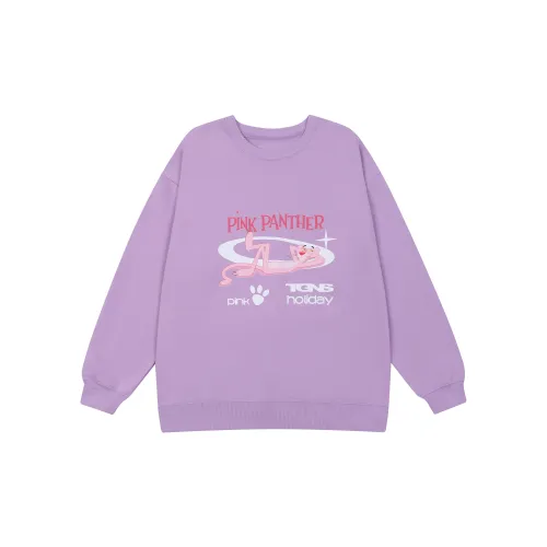 Pink Panther TGNS X PINK PANTHER Sweatshirts Unisex Purple