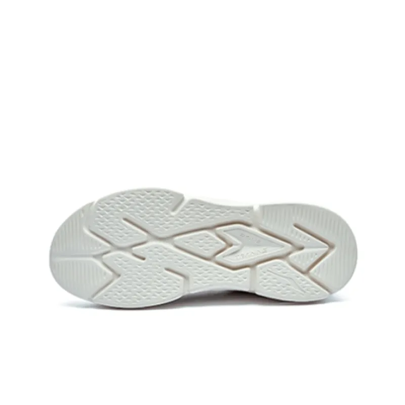 Erke Abrasion-Resistant Low-Top Running Shoes Men's White Blue-3