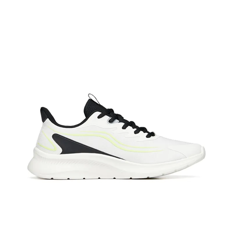 Anta Running Collection Cushioning Abrasion Resistant And Resilient Properties Low Top Running Shoes Men's White Green-1