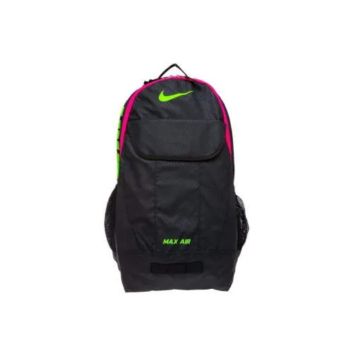 Nike Polyester Backpack Large Size Unisex Pure Black