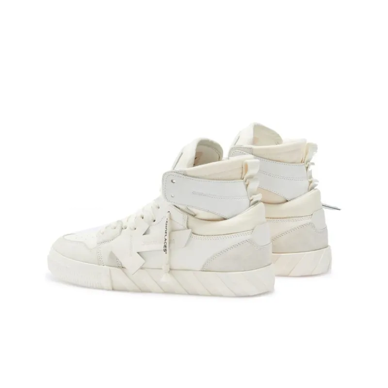 OFF WHITE Vulcanized High Top 'White Green'-3