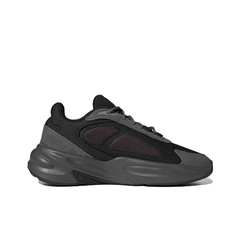 Adidas Neo Ozelle Cloudfoam Abrasion Resistant Slip Resistant Low Top Running Shoes Women's Black-1