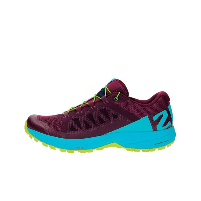SALOMON Sense Ride 4 Xa Elevate Anti-Slip Wear-Resistant Low-Top Outdoor Shoes Women's Purple Blue-0