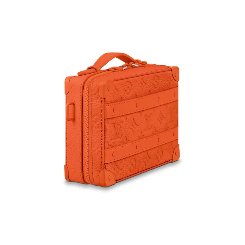LOUIS VUITTON Handle Soft Trunk Taurillon Monogram Orange-1