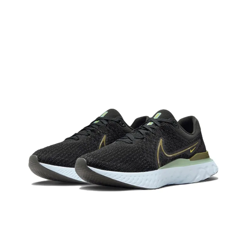 Nike React Infinity Run Flyknit 3 Night Forest Green Glacier Blue-2