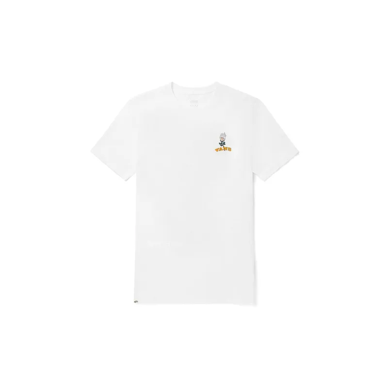 Vans Set in Sleeve T Shirt Women's White-1