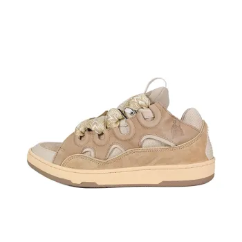 Lanvin Curb Sneaker Ecru