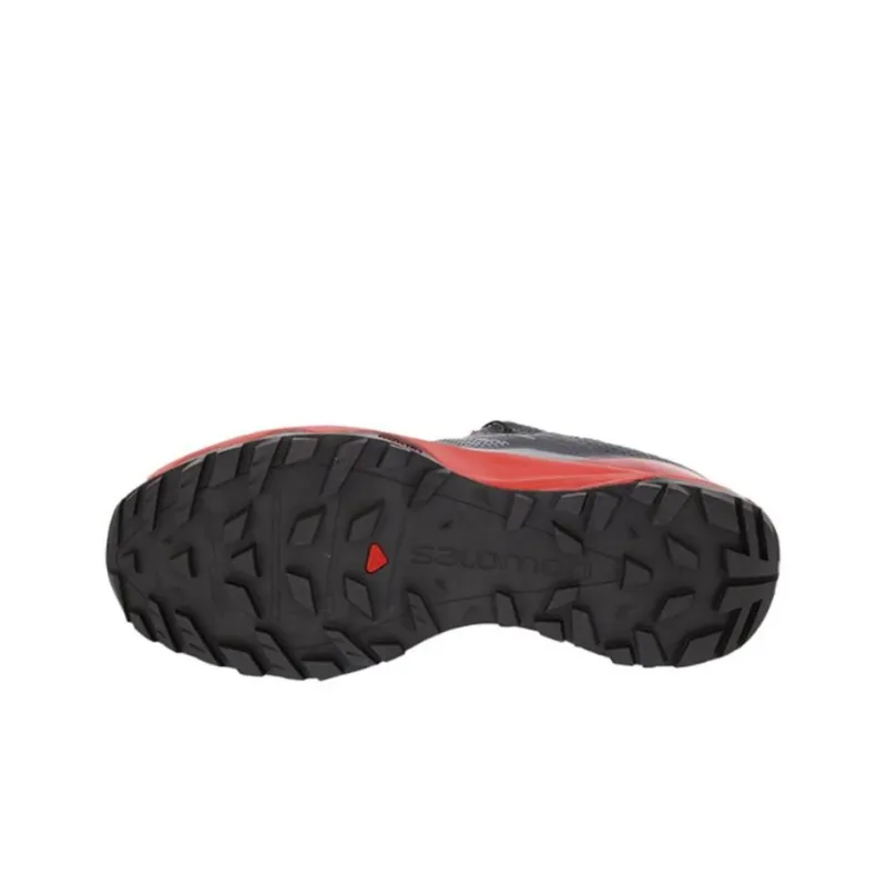 SALOMON Xa Discovery Gt Low-Top Trekking Shoes Men's Gray Red-4