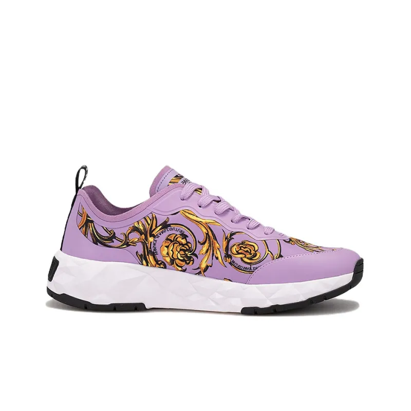 VERSACE JEANS Casual Shoes Women's Low Top Purple-1
