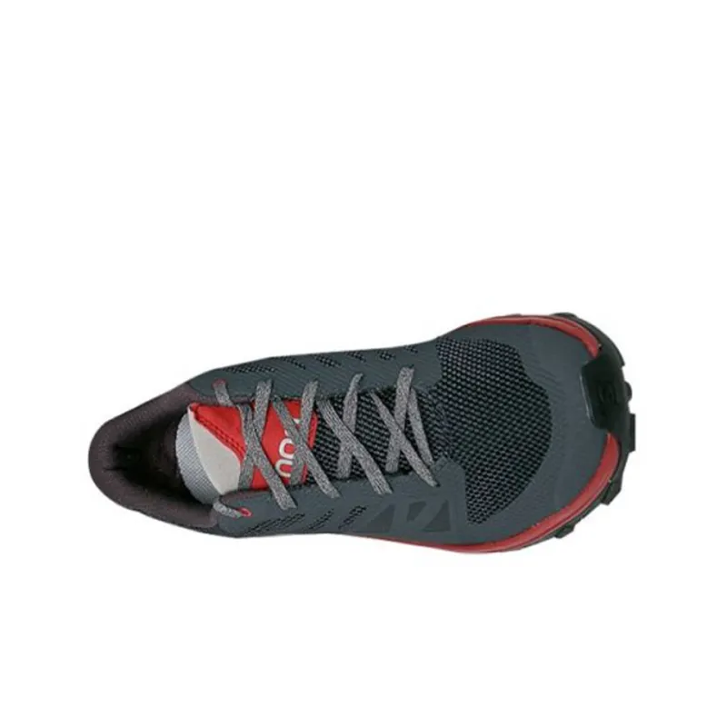 SALOMON Outline Anti-Slip Wear-Resistant Low-Top Outdoor Shoes Black Gray Red-3