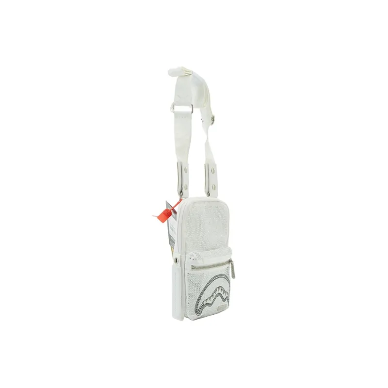 SPRAYGROUND PU Shoulder Bag Trumpets Unisex Raw White-4