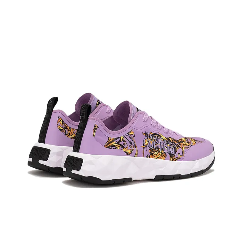 VERSACE JEANS Casual Shoes Women's Low Top Purple-3