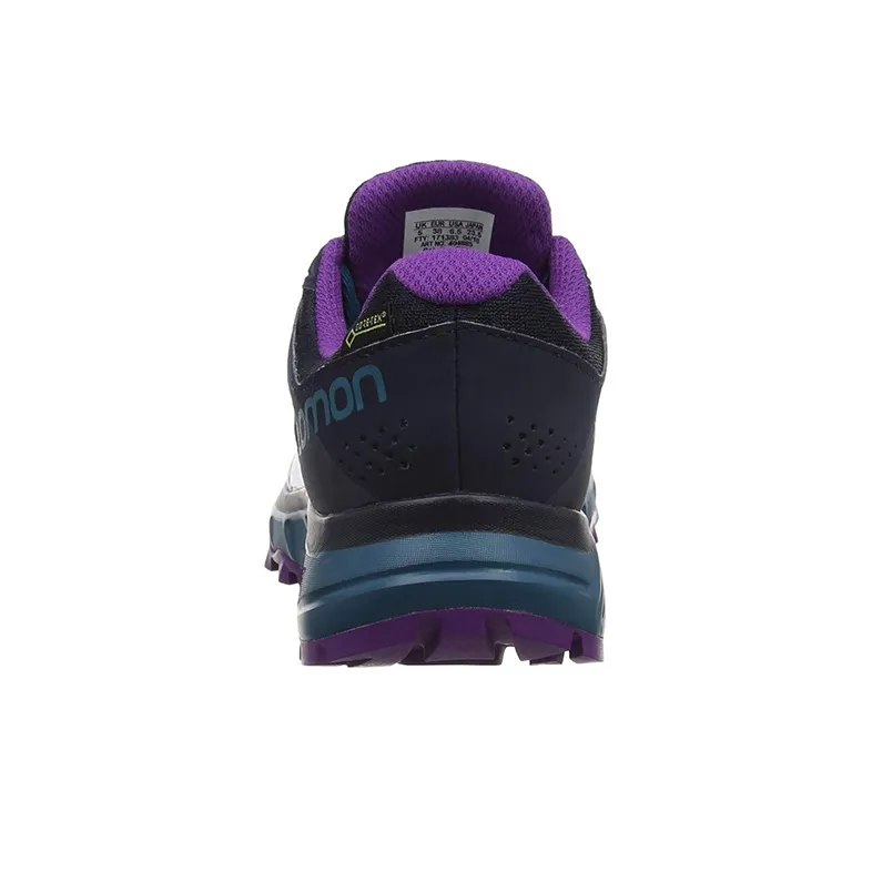 SALOMON Trailster GTX Cushioning Anti-Slip And Wear-Resistant Low-Top Outdoor Shoes Women's Blue Purple-4