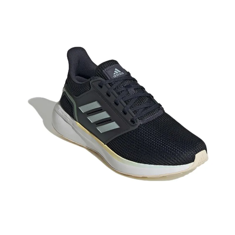 Adidas EQ19 Run Durable Breathable Low-Top Running Shoes Women's Black Blue-2