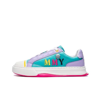 MIHARA YASUHIRO x FILA FM 4  4 Wear Resistant Low Top Skateboard Shoes Women's Blue Green Purple