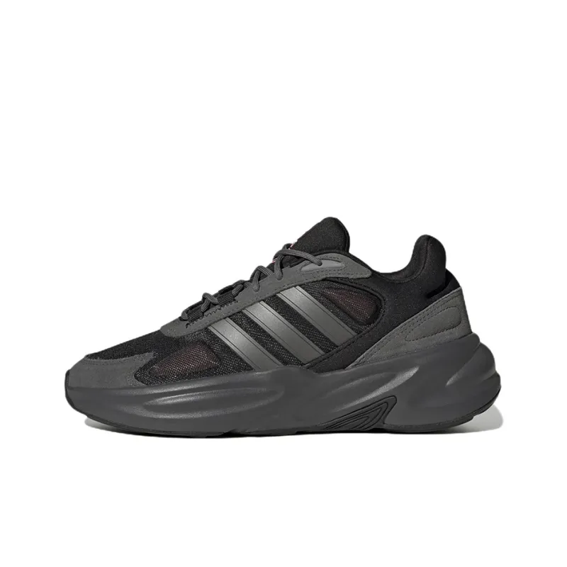 Adidas Neo Ozelle Cloudfoam Abrasion Resistant Slip Resistant Low Top Running Shoes Women's Black-0