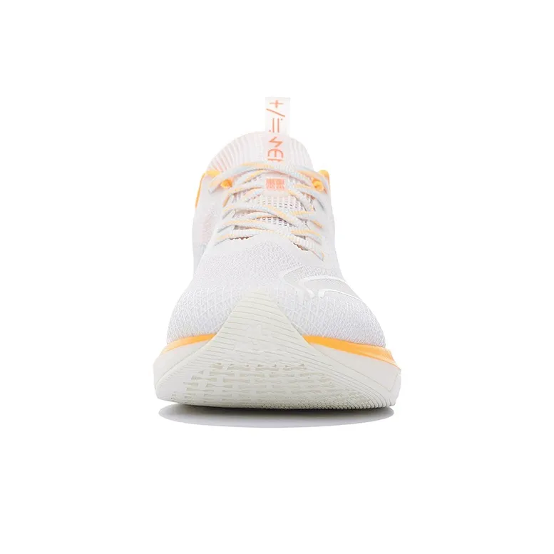 LiNing Red Hare 5 Pro Cushioning Anti Slip And Wear Resistant Low Top Running Shoes Men's White Yellow-4