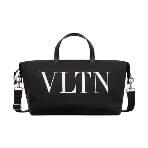 Valentino VLTN Nylon Gym Bag Travel Bag Men's Black/White
