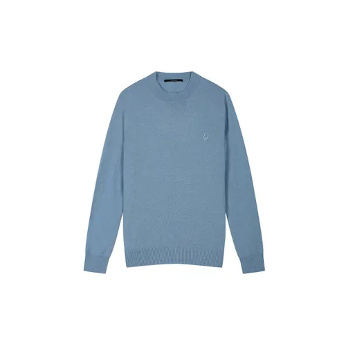 DAVID NAMAN Cashmere Sweaters Men Light Blue