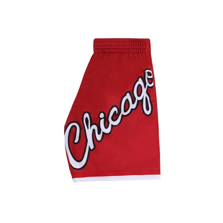 Mitchell & Ness x Big Face5.0 Basketball Shorts Men's Multicolor Black Red-2