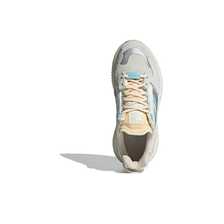 Zx 5K Boost Women's Adidas Originals 'Off White Bliss Blue' Women's-4