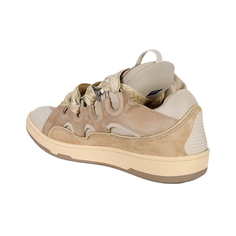 Lanvin Curb Sneaker Ecru-3