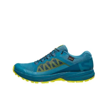 SALOMON Sense Ride 4 Xa Elevate Gt Low Top Hiking Shoes Men's Blue Green