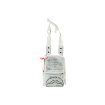 SPRAYGROUND PU Shoulder Bag Trumpets Unisex Raw White