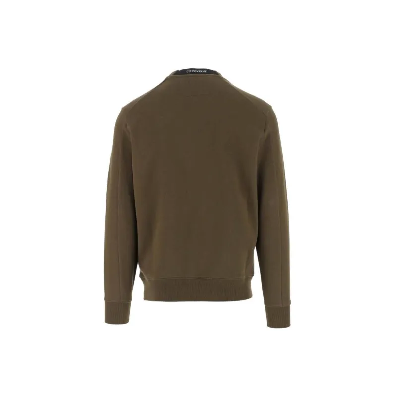 C.P.Company Diagonal Raised Fleece Crew Neck Sweatshirt-1