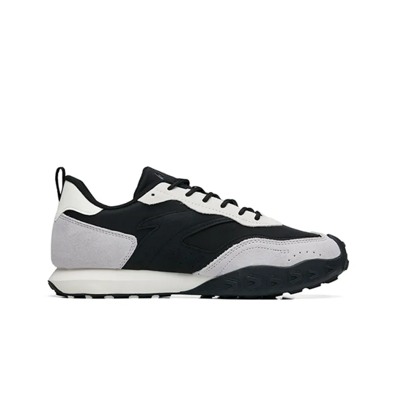 Anta Life Collection Cushioning Anti-Slip And Wear-Resistant Low-Top Casual Shoes Men's White Gray Black-1