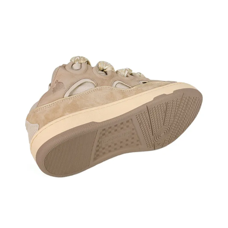 Lanvin Curb Sneaker Ecru-4