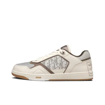 DIOR B27 Low By Birkenstock Cream Greige Greige DIOR Oblique