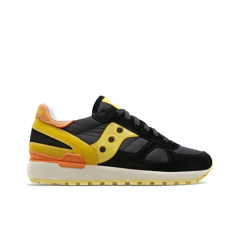 saucony Shadow Original Black Yellow Orange Women's-1