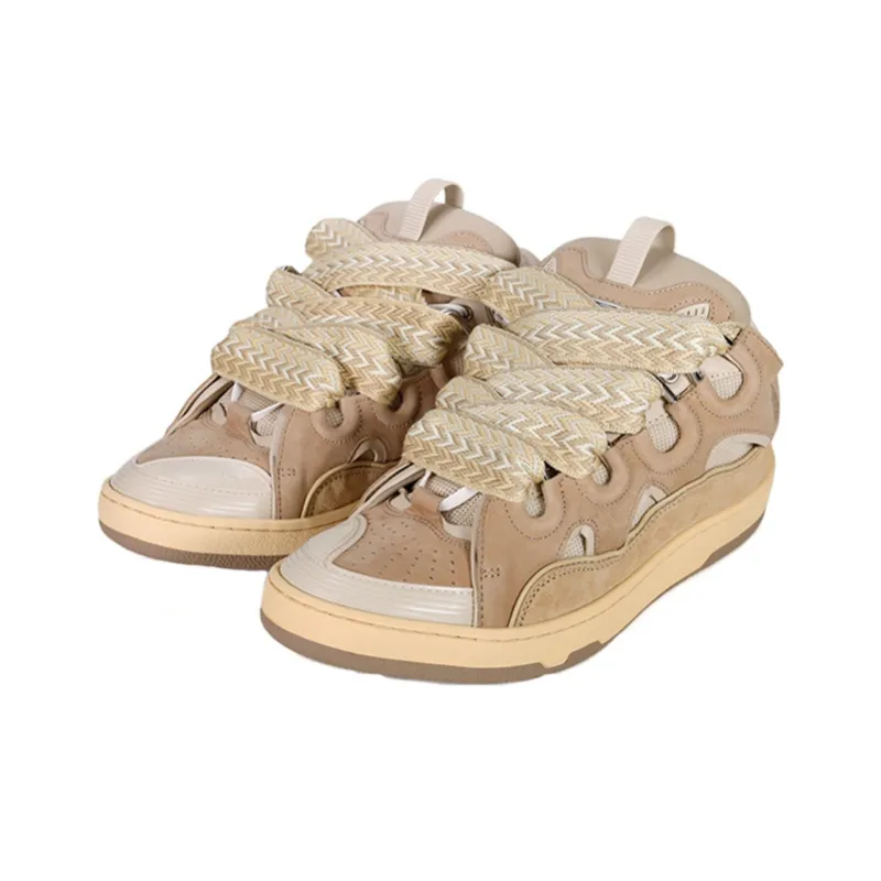 Lanvin Curb Sneaker Ecru-1