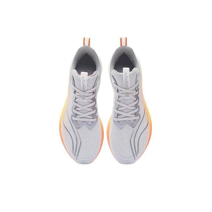 LiNing Red Hare 5 Pro Anti Slip Wear Resistant Low Top Running Shoes Microcrystalline Gray-3