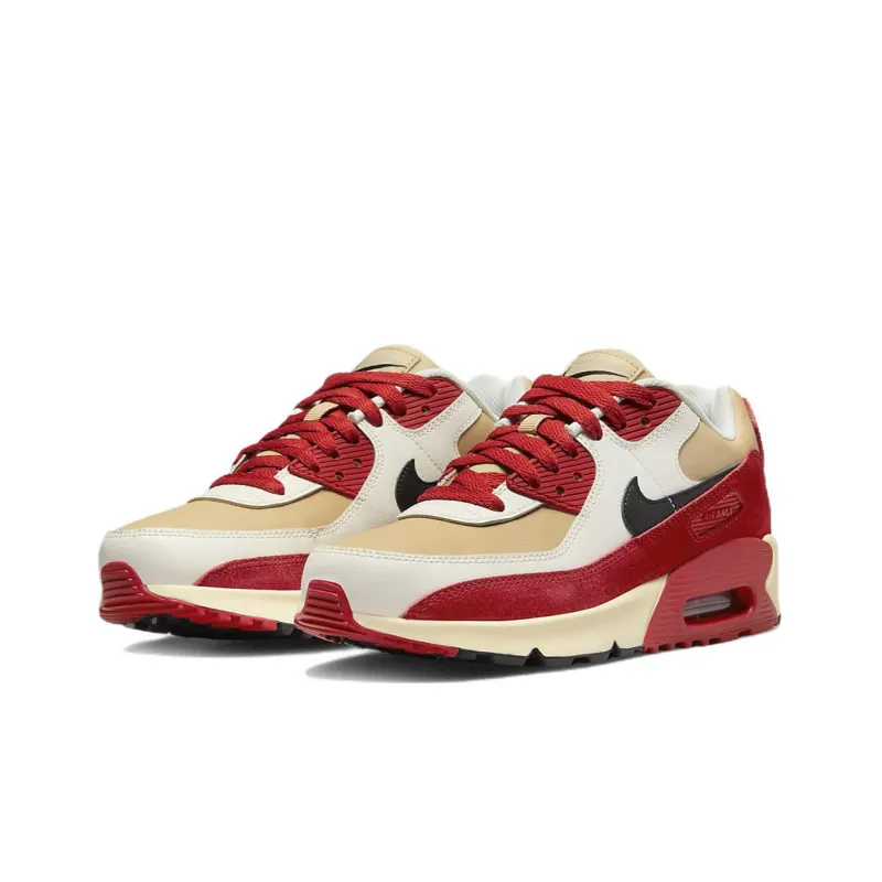 Nike Air Max 90 Leather Sesame Red Clay GS-2