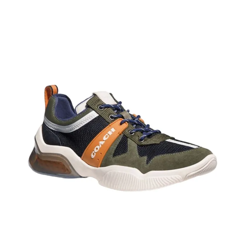 COACH CitySole Runner Anti-Slip Wear-Resistant Low-Top Casual Shoes Men's Green-2