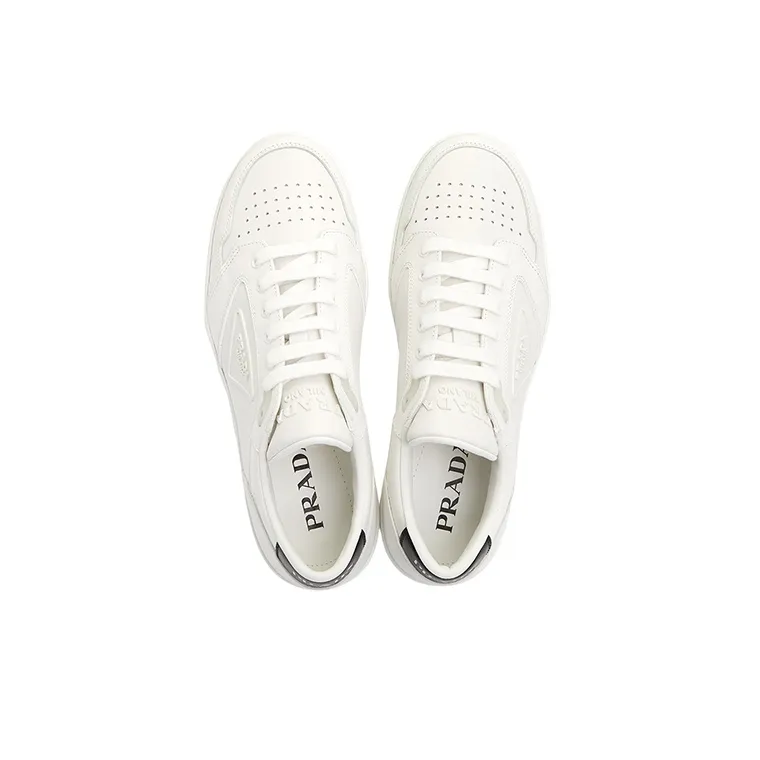 PRADA District Leather Sneakers 'White' Women's-3
