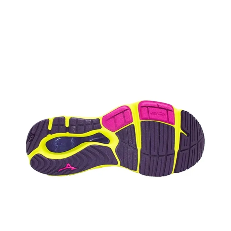 Mizuno Wave Paradox 2 Cushioning Anti-Slip And Wear-Resistant Low-Top Running Shoes Women's Pink White Yellow-4