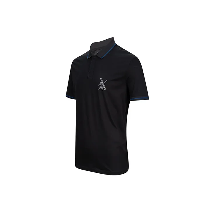 ARMANI EXCHANGE Polo Shirts Men Black-2