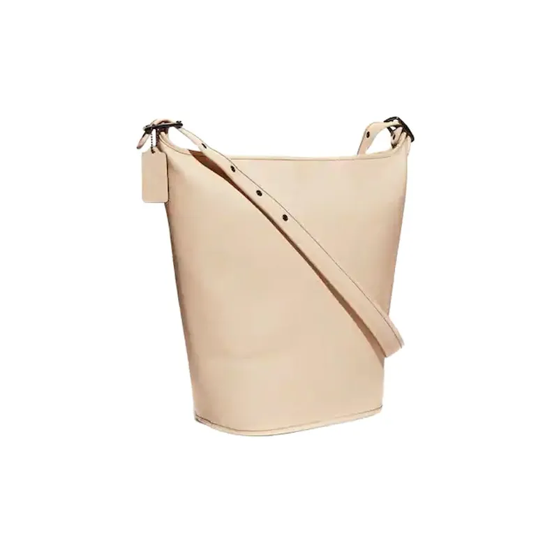 COACH Tom Wesselmann Collaboration Leather Tote Bag, Shopping Bag, Crossbody Bag Tubas Women's White-1