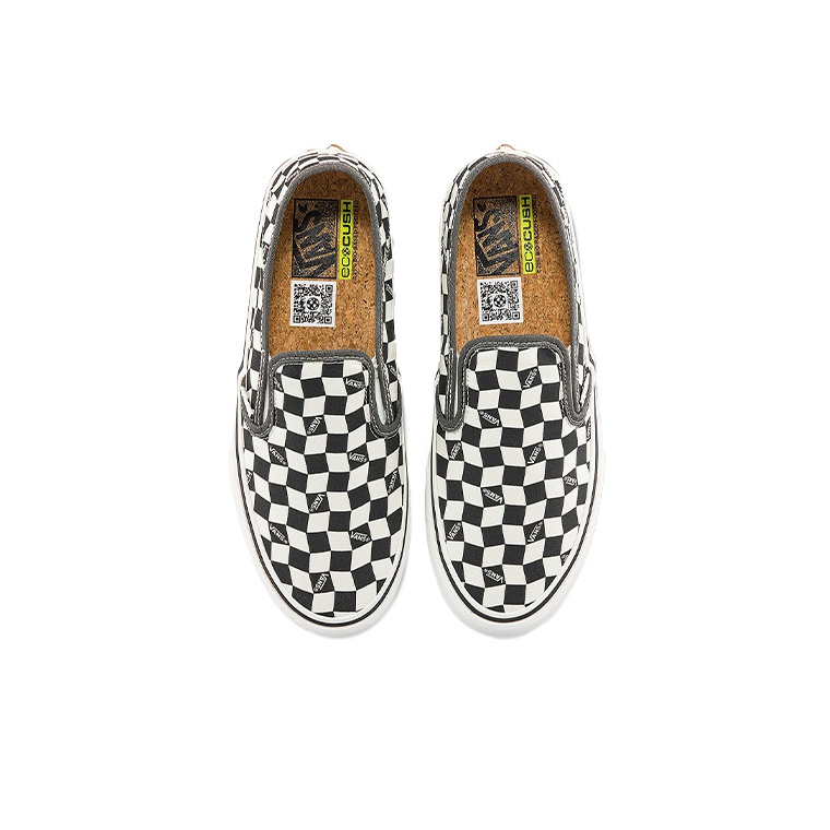 Slip-On Vans VR3 Sf 'Checkerboard - Black Marshmallow' - POIZON
