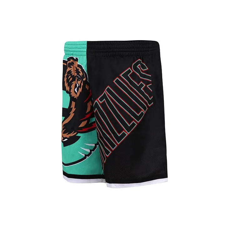Mitchell Ness Basketball Shorts Men Black Green-2
