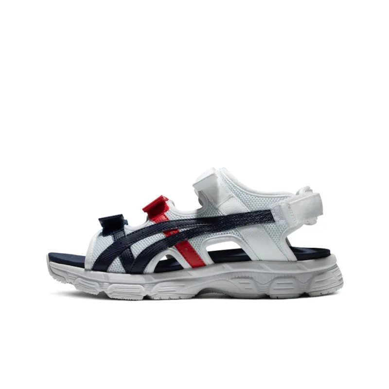 Asics Kahana Sd 2 Fashion Retro Sports Unisex Sandals 'White Blue'-0
