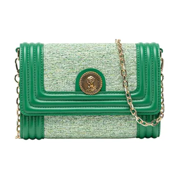 VANESSA HOGAN Vh Classic Series Cow Leather Envelope Bag Shoulder Bag Crossbody Bag Regular Women's Green