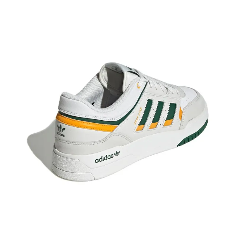 Adidas Originals Drop Step Low 'Grey White Green Yellow'-3