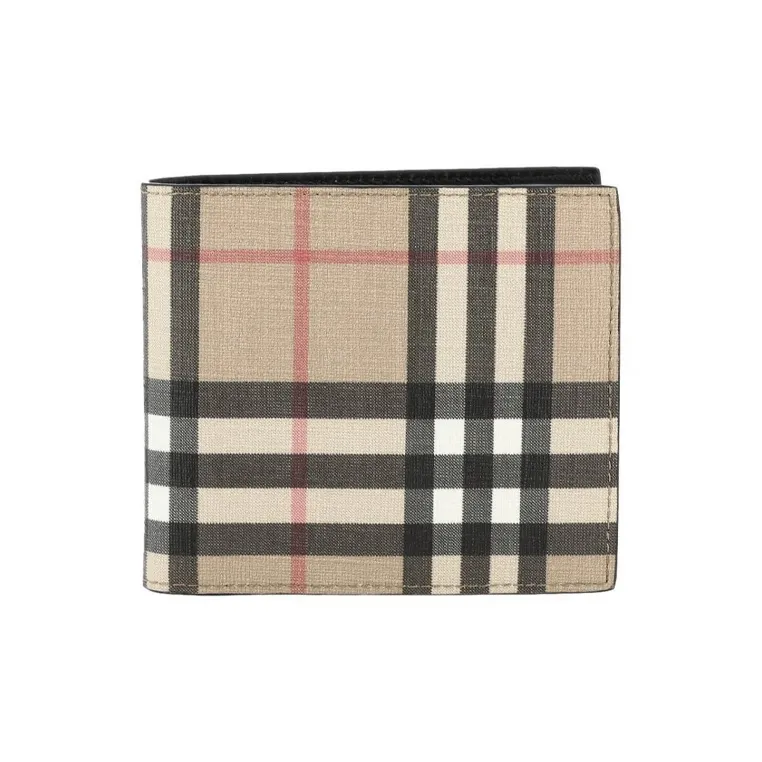 Burberry Cotton Wallet Unisex Light Umber-4